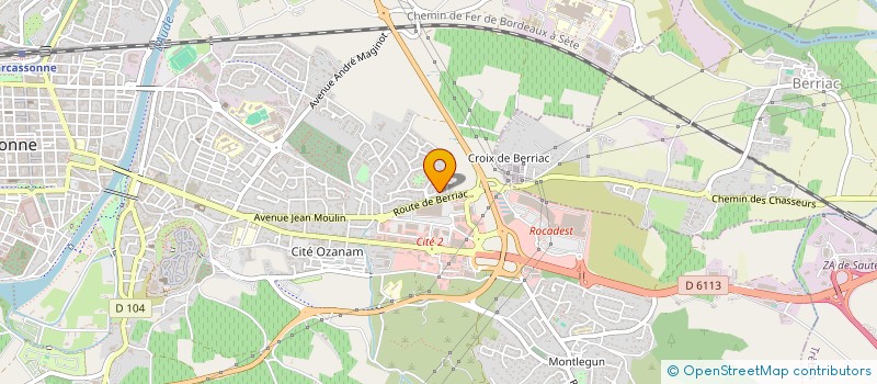 localisation de l'entreprise MONSIEUR BRUNO BLAINVILLE à CARCASSONNE
