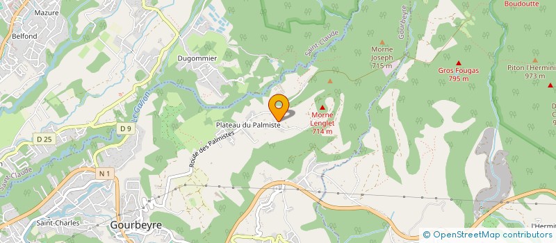 localisation de l'entreprise MONSIEUR BRUNO BLANC à GOURBEYRE