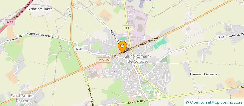 localisation de l'entreprise MONSIEUR BRUNO BLANC  SAINT-ROMAIN-DE-COLBOSC