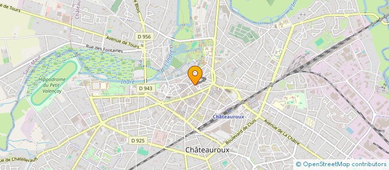 localisation de l'entreprise MONSIEUR BRUNO BLANCHARD à CHATEAUROUX
