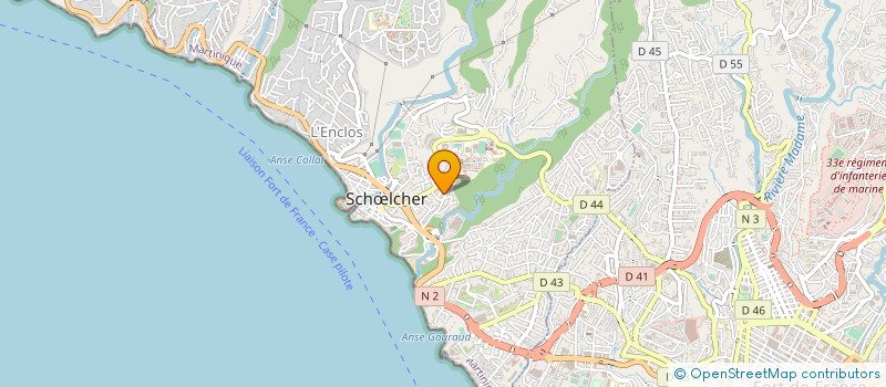 localisation de l'entreprise MONSIEUR BRUNO BLANCHARD  SCHOELCHER