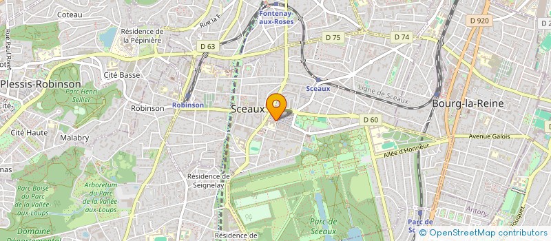 localisation de l'entreprise MONSIEUR BRUNO BLANCHARD à SCEAUX
