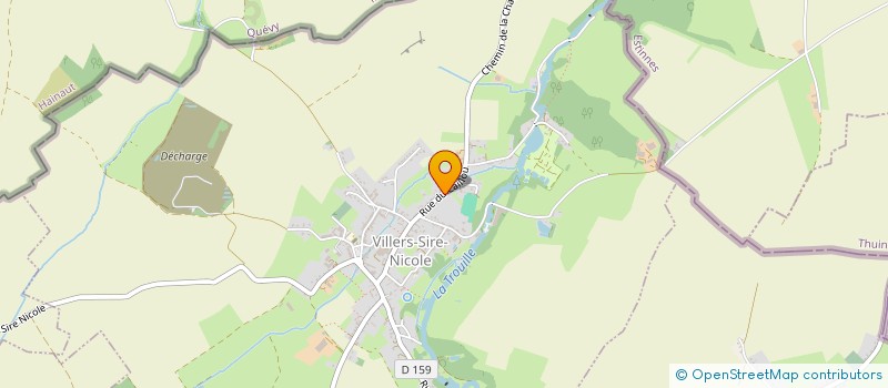 localisation de l'entreprise MONSIEUR BRUNO BLANQUET  VILLERS-SIRE-NICOLE