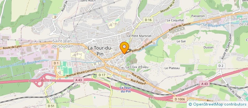 localisation de l'entreprise MONSIEUR BRUNO BLATTES  LA TOUR-DU-PIN