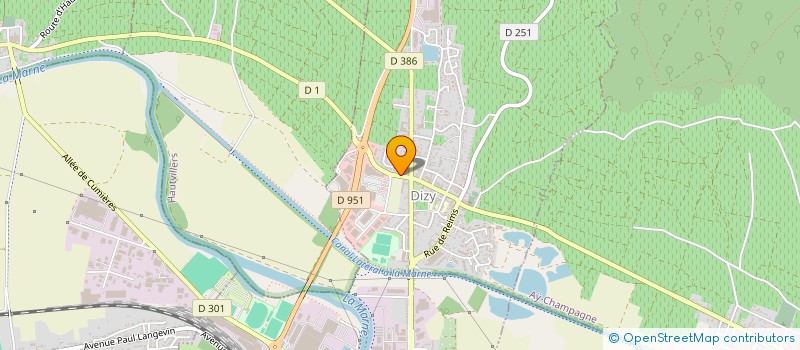 localisation de l'entreprise MONSIEUR BRUNO BLIARD  DIZY