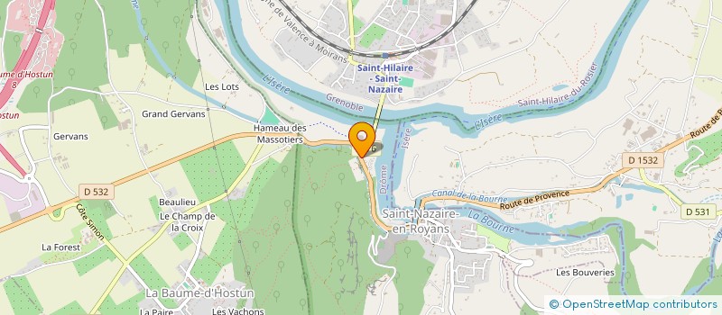 localisation de l'entreprise MONSIEUR BRUNO BOBILLIER-MONNOT  SAINT-NAZAIRE-EN-ROYANS