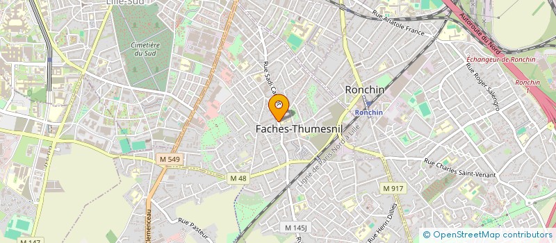 localisation de l'entreprise MONSIEUR BRUNO BODART à LILLE