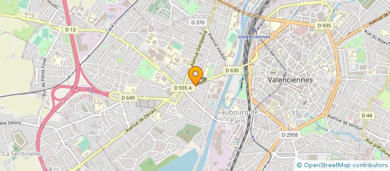 localisation de l'entreprise MONSIEUR BRUNO BODDAERT à VALENCIENNES