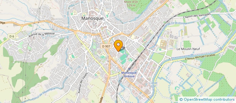 localisation de l'entreprise MONSIEUR BRUNO BODJI à MANOSQUE