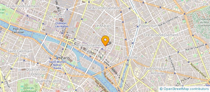 localisation de l'entreprise MONSIEUR BRUNO BOEUF  PARIS