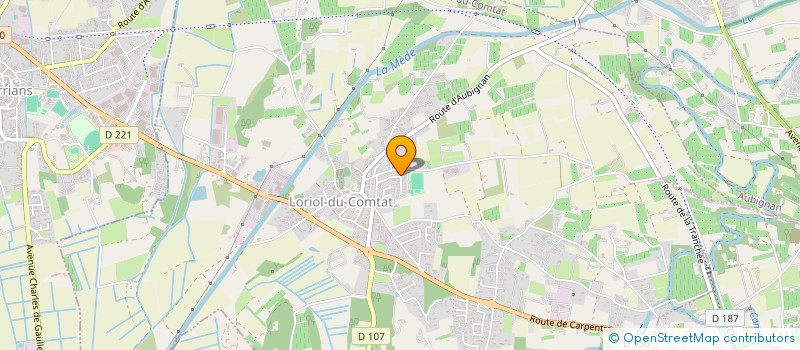 localisation de l'entreprise MONSIEUR BRUNO BOF  LORIOL-DU-COMTAT