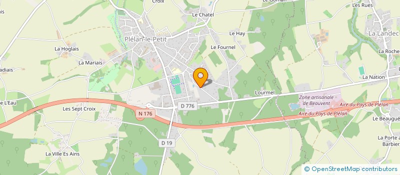 localisation de l'entreprise MONSIEUR BRUNO BOILEAU  PLELAN-LE-PETIT