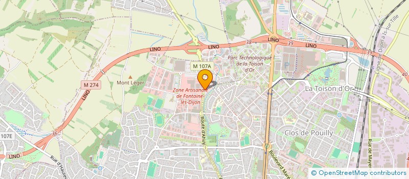 localisation de l'entreprise MONSIEUR BRUNO BOISELLE à DIJON