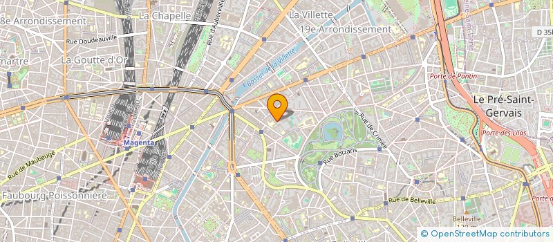 localisation de l'entreprise MONSIEUR BRUNO BOISSONNET  PARIS