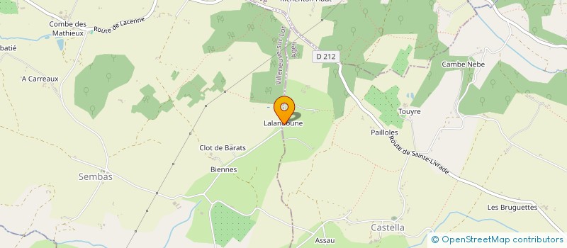 localisation de l'entreprise MONSIEUR BRUNO BOITARD  SEMBAS