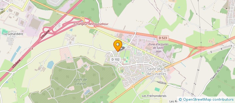 localisation de l'entreprise MONSIEUR BRUNO BOITEAU  SAINT-LEGER-DE-LINIERES