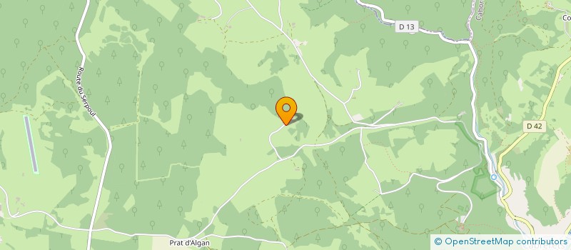 localisation de l'entreprise MONSIEUR BRUNO BONHOMME  CABRERETS