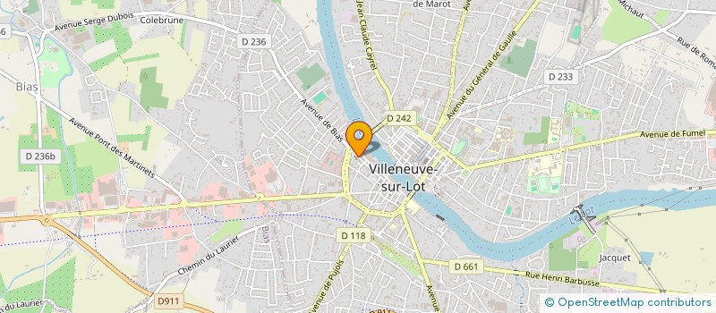 localisation de l'entreprise MONSIEUR BRUNO BONMASSARI  VILLENEUVE-SUR-LOT