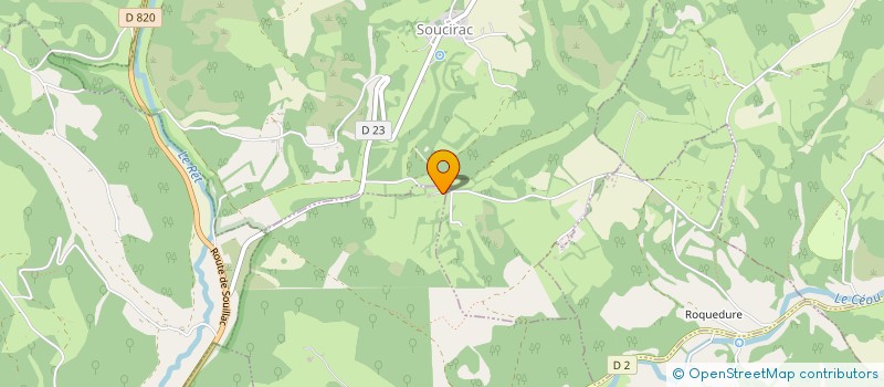 localisation de l'entreprise MONSIEUR BRUNO BONNEL  LAMOTHE-CASSEL