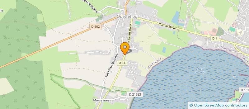 localisation de l'entreprise MONSIEUR BRUNO BONNEMAINS à QUETTEHOU