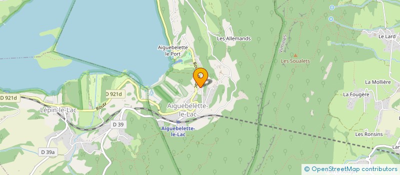 localisation de l'entreprise MONSIEUR BRUNO BONNEVIE à AIGUEBELETTE-LE-LAC