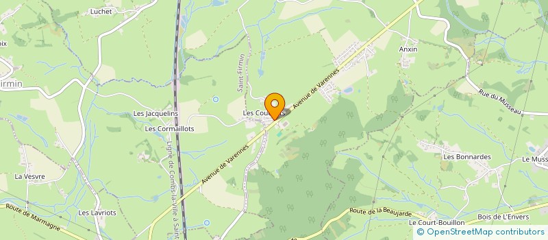 localisation de l'entreprise MONSIEUR BRUNO BONNIN  SAINT-PIERRE-DE-VARENNES