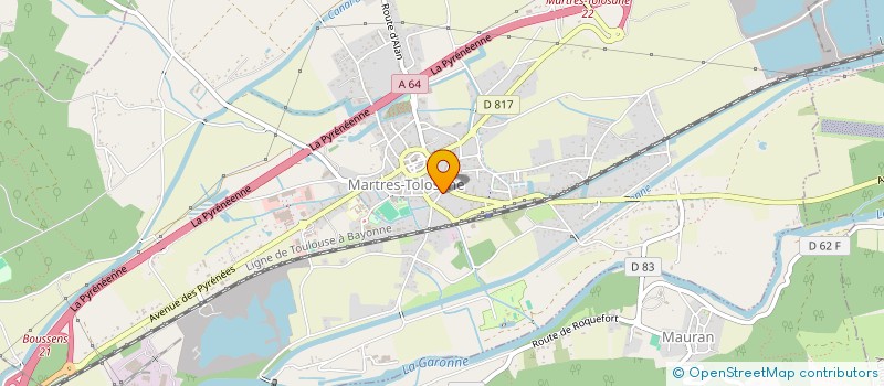 localisation de l'entreprise MONSIEUR BRUNO BONVALLOT  MARTRES-TOLOSANE