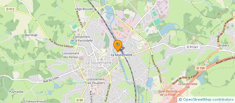 localisation de l'entreprise MONSIEUR BRUNO BONVALOT à LA SOUTERRAINE