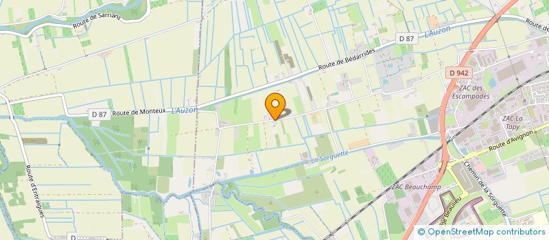 localisation de l'entreprise MONSIEUR BRUNO BONZI  MONTEUX