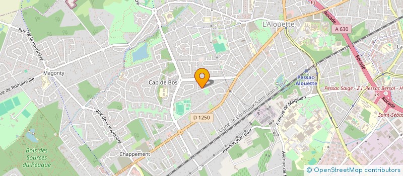 localisation de l'entreprise MONSIEUR BRUNO BONZON à PESSAC