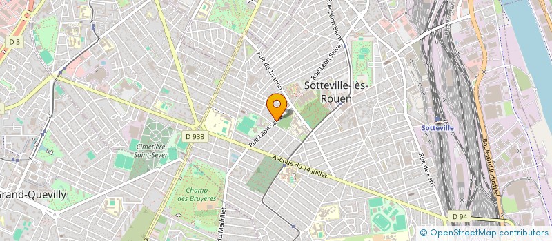 localisation de l'entreprise MONSIEUR BRUNO BOQUIE  SOTTEVILLE-LES-ROUEN