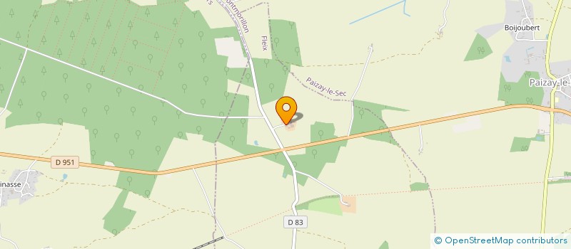 localisation de l'entreprise MONSIEUR BRUNO BORDEAU  FLEIX