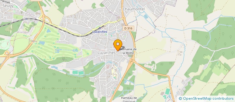 localisation de l'entreprise MONSIEUR BRUNO BOSCHI  LUZARCHES