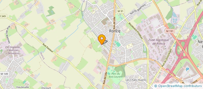 localisation de l'entreprise MONSIEUR BRUNO BOSMAN à RONCQ