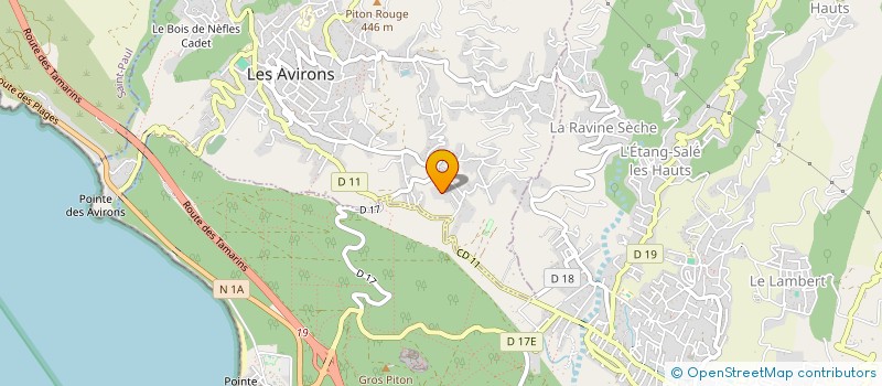 localisation de l'entreprise MONSIEUR BRUNO BOSQUI à LES AVIRONS