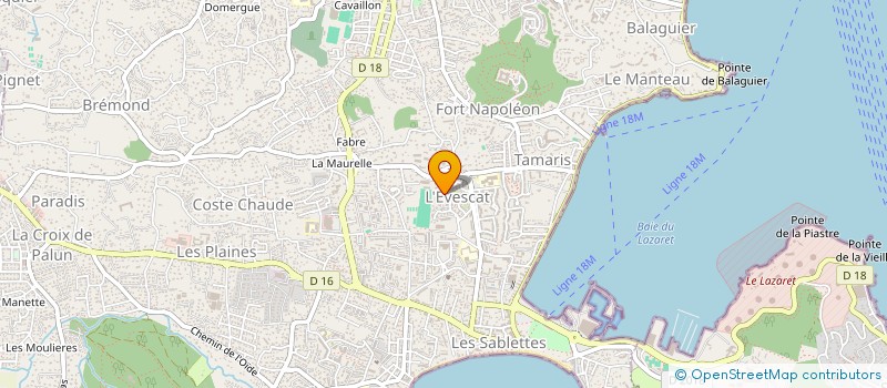localisation de l'entreprise MONSIEUR BRUNO BOTELLA à LA FARLEDE
