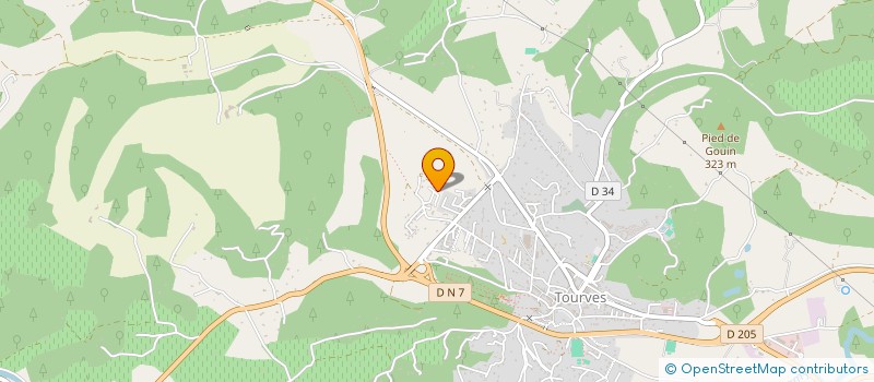 localisation de l'entreprise MONSIEUR BRUNO BOTHIER  TOURVES