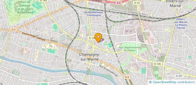 localisation de l'entreprise MONSIEUR BRUNO BOUCARD  CHAMPIGNY-SUR-MARNE