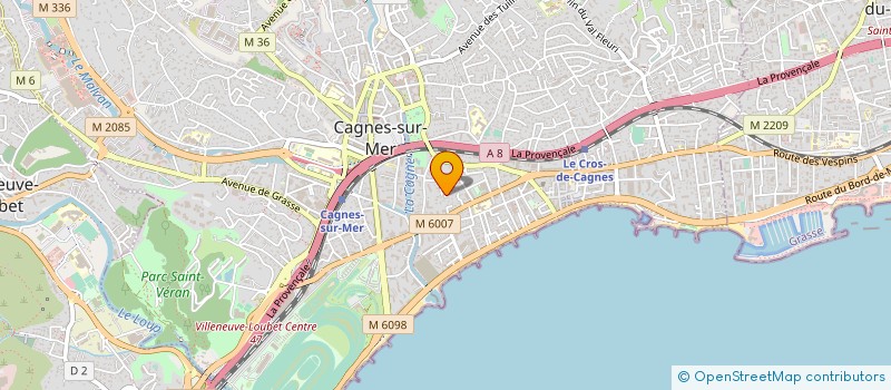 localisation de l'entreprise MONSIEUR BRUNO BOUCHARA à CAGNES-SUR-MER