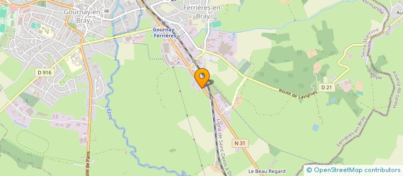 localisation de l'entreprise MONSIEUR BRUNO BOUCHART  FERRIERES-EN-BRAY