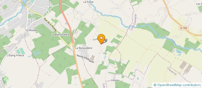 localisation de l'entreprise MONSIEUR BRUNO BOUCHE à CELLETTES
