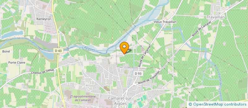 localisation de l'entreprise MONSIEUR BRUNO BOUCHE  TRAVAILLAN