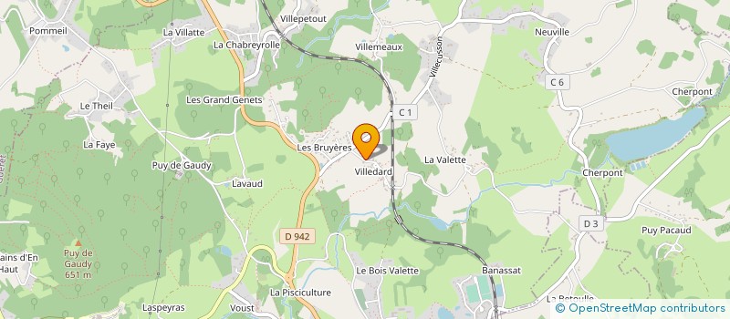 localisation de l'entreprise MONSIEUR BRUNO BOUCHEIX à SAINTE-FEYRE