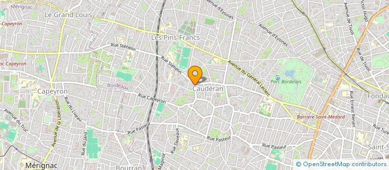 localisation de l'entreprise MONSIEUR BRUNO BOUCHILLOUX à BORDEAUX