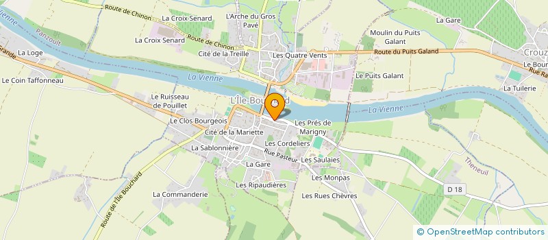 localisation de l'entreprise MONSIEUR BRUNO BOUCLIER à L'ILE-BOUCHARD