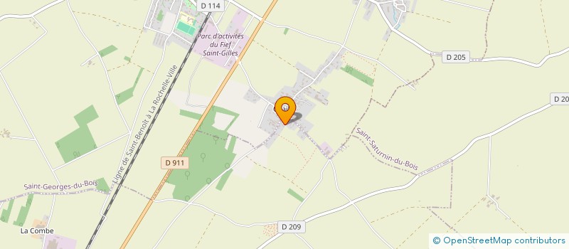 localisation de l'entreprise MONSIEUR BRUNO BOUCONTET  SURGERES