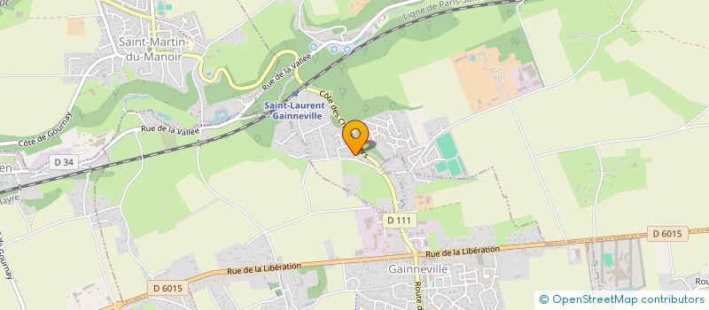 localisation de l'entreprise MONSIEUR BRUNO BOUET  SAINT-LAURENT-DE-BREVEDENT