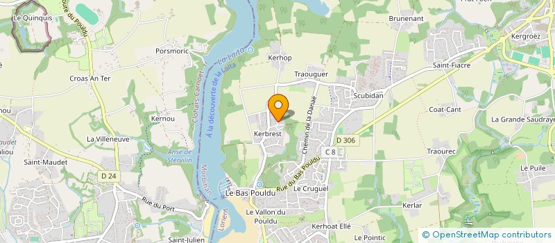 localisation de l'entreprise MONSIEUR BRUNO BOUGEARD  GUIDEL