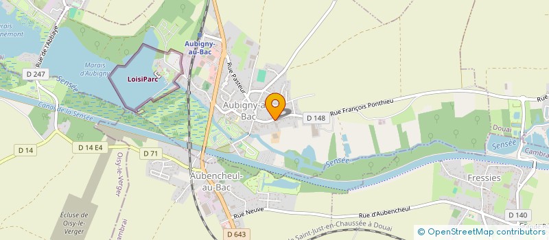 localisation de l'entreprise MONSIEUR BRUNO BOUILLET à AUBIGNY-AU-BAC