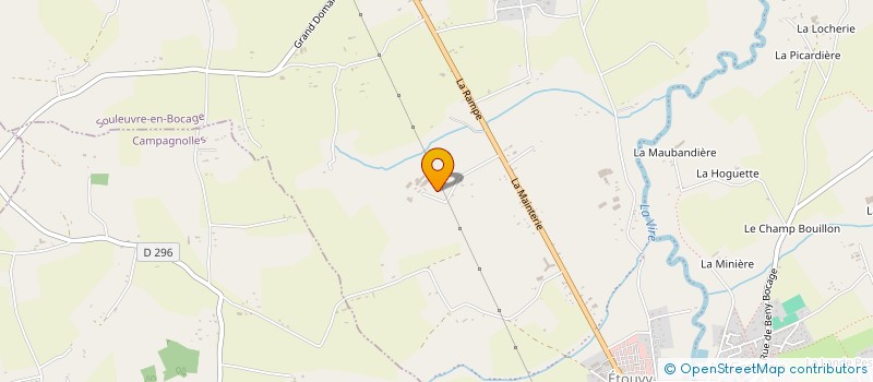 localisation de l'entreprise MONSIEUR BRUNO BOUILLET  SOULEUVRE EN BOCAGE